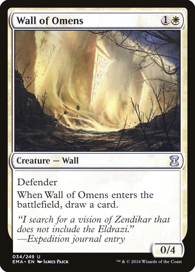 Wall of Omens - [Foil] Eternal Masters (EMA)