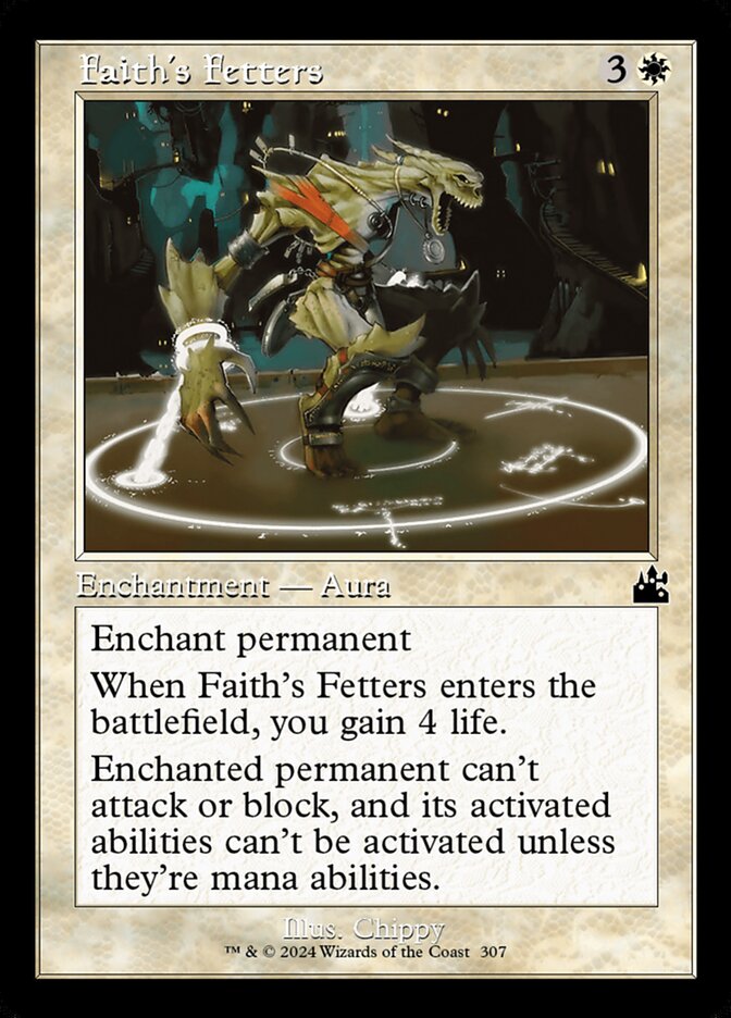 Faith's Fetters - [Retro Frame] Ravnica Remastered (RVR)