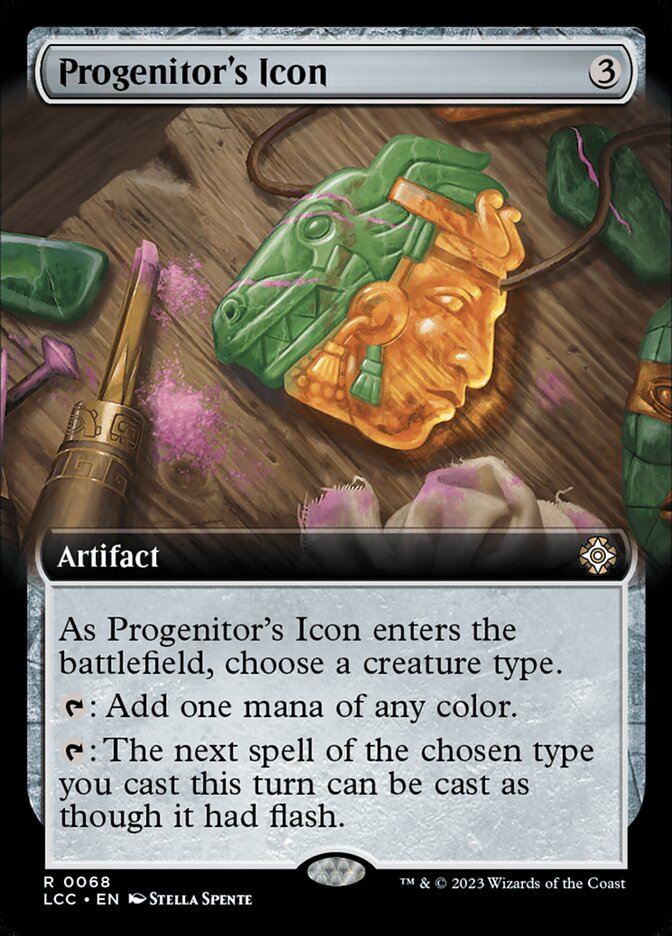 Progenitor's Icon - [Foil, Extended Art] Lost Caverns of Ixalan Commander (LCC)