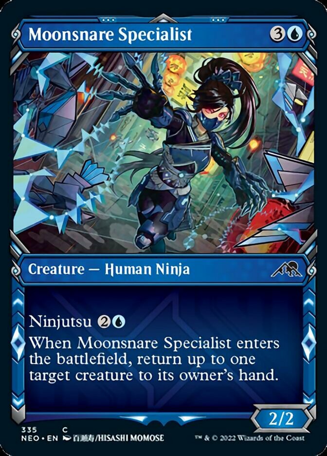 Moonsnare Specialist - [Foil, Showcase] Kamigawa: Neon Dynasty (NEO)