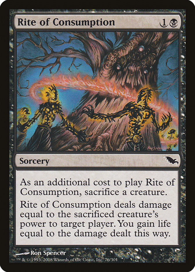 Rite of Consumption - [Foil] Shadowmoor (SHM)