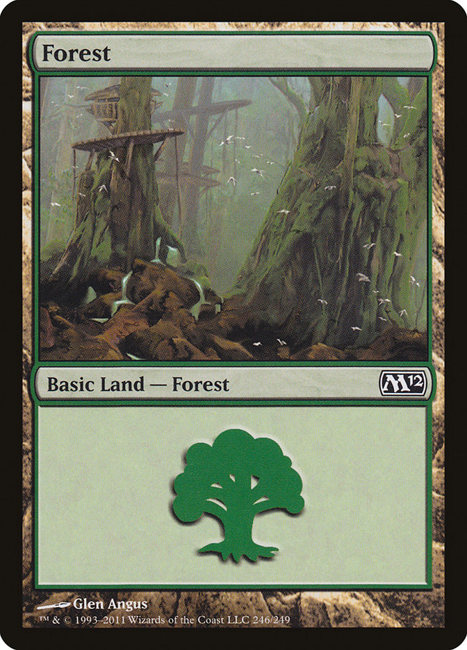Forest (246) - [Foil] Magic 2012 (M12)