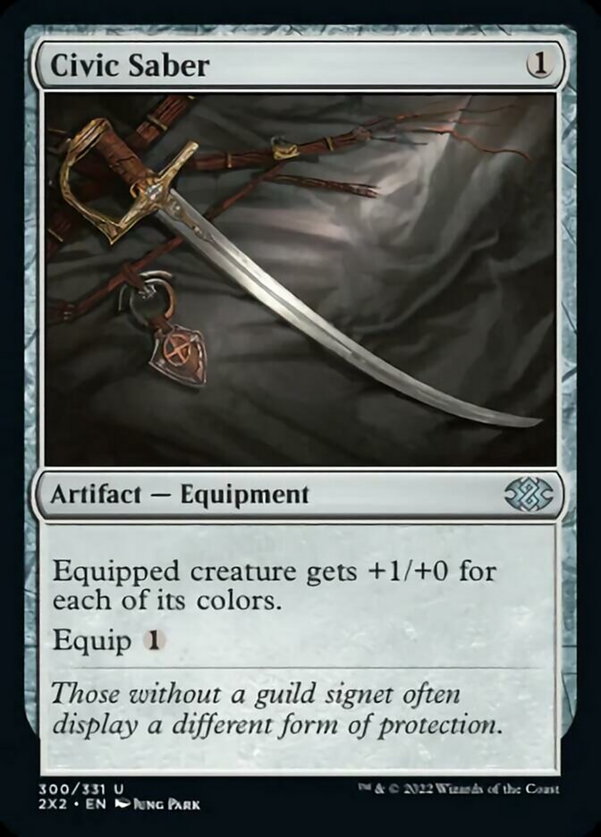 Civic Saber - [Foil] Double Masters 2022 (2X2)