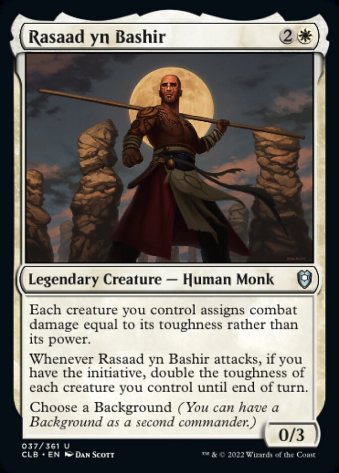 Rasaad yn Bashir - [Foil] Commander Legends: Battle for Baldur's Gate (CLB)