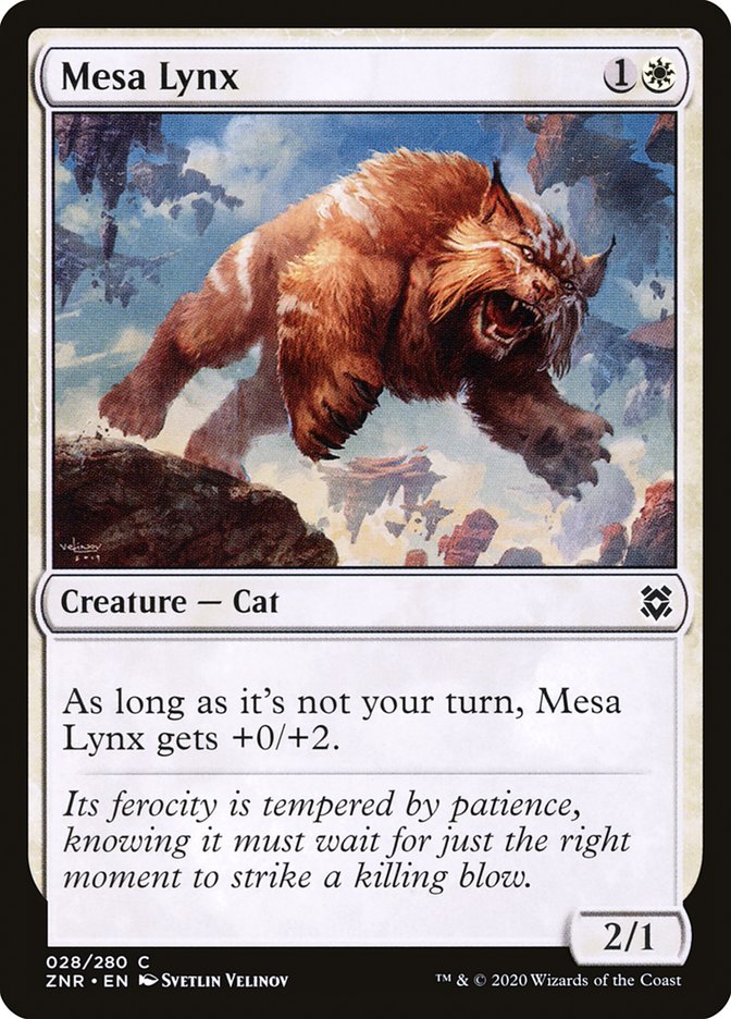 Mesa Lynx - [Foil] Zendikar Rising (ZNR)
