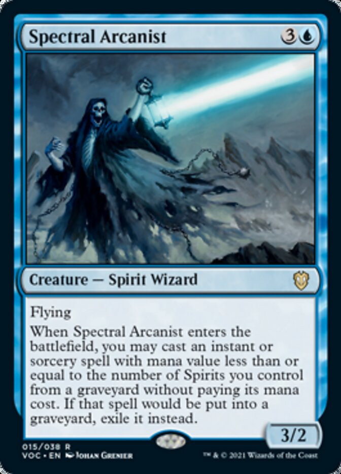 Spectral Arcanist - [Foil] Crimson Vow Commander (VOC)