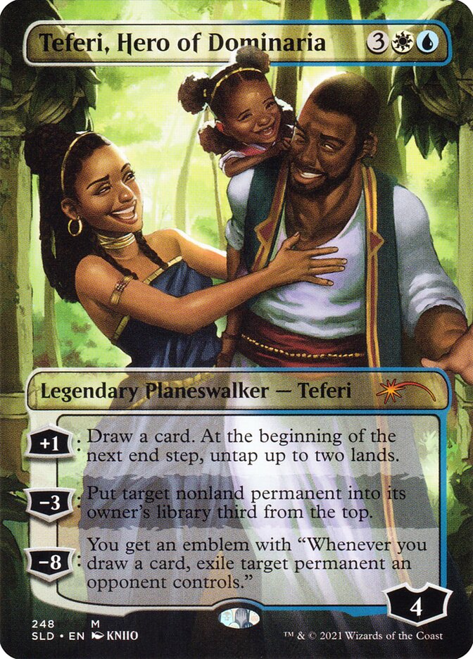Teferi, Hero of Dominaria (248) - [Borderless] Secret Lair Drop (SLD)