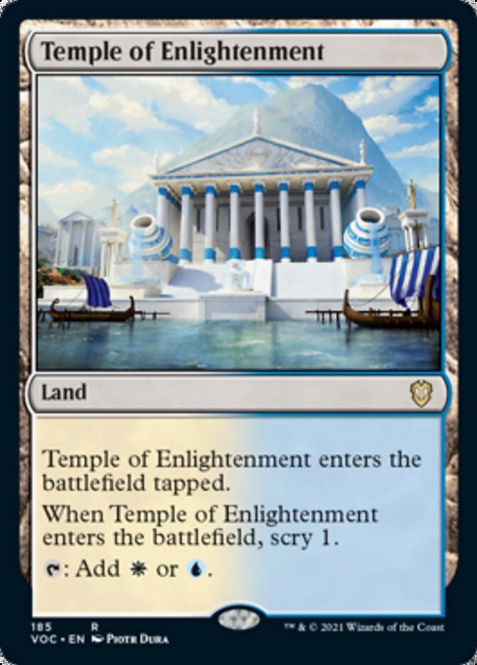 Temple of Enlightenment - [Foil] Crimson Vow Commander (VOC)
