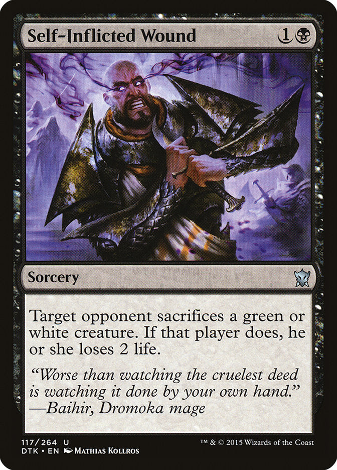Self-Inflicted Wound - [Foil] Dragons of Tarkir (DTK)
