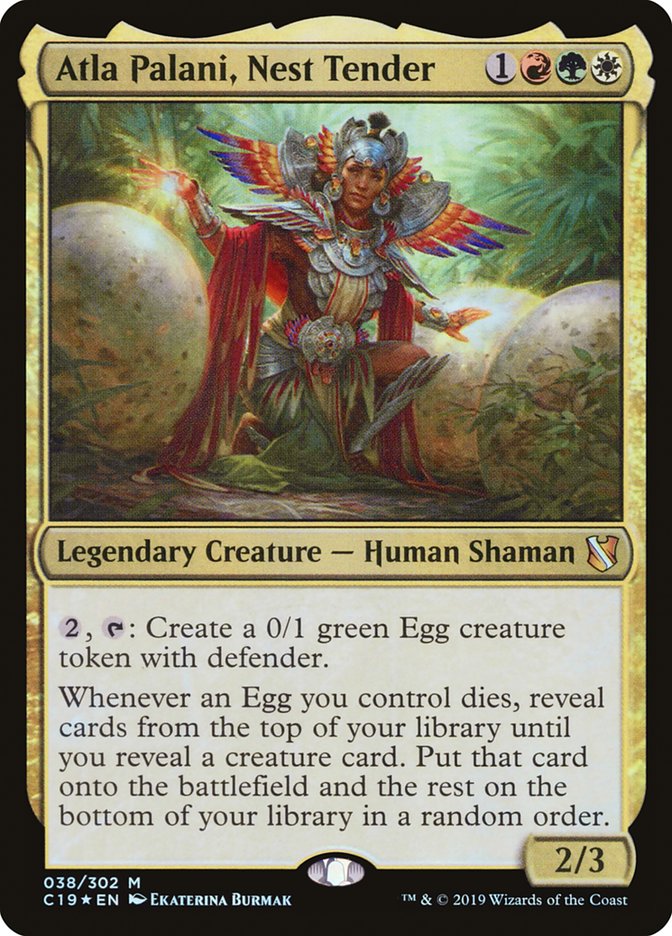 Atla Palani, Nest Tender - Commander 2019 (C19)