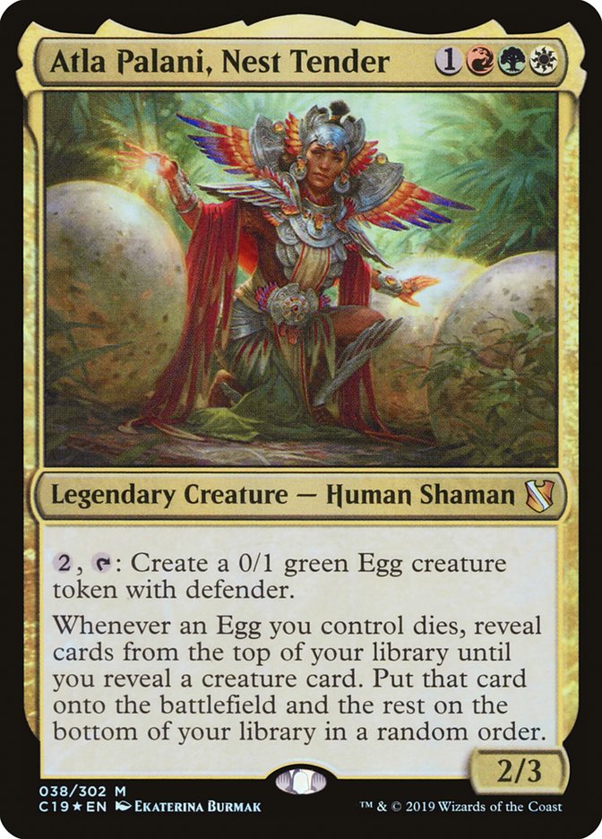 Atla Palani, Nest Tender - [Foil] Commander 2019 (C19)