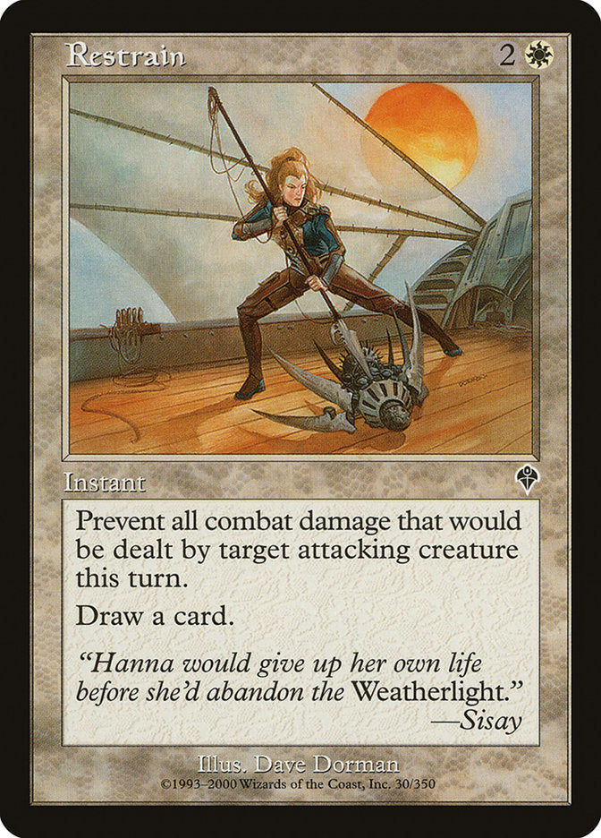 Restrain - [Foil, Retro Frame] Invasion (INV)