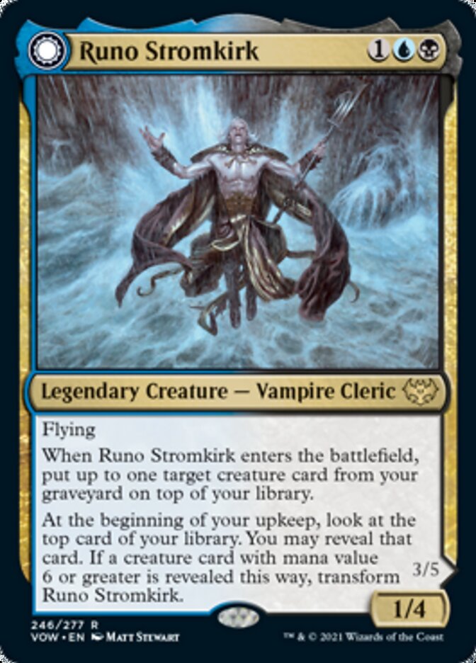 Runo Stromkirk // Krothuss, Lord of the Deep - [Foil] Innistrad: Crimson Vow (VOW)