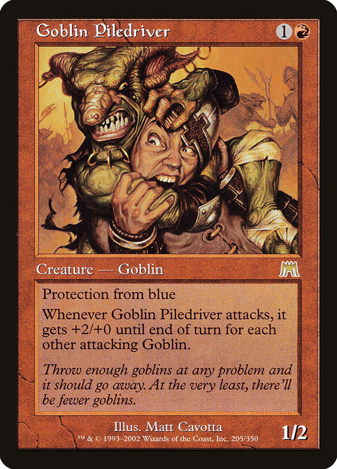 Goblin Piledriver - [Foil, Retro Frame] Onslaught (ONS)