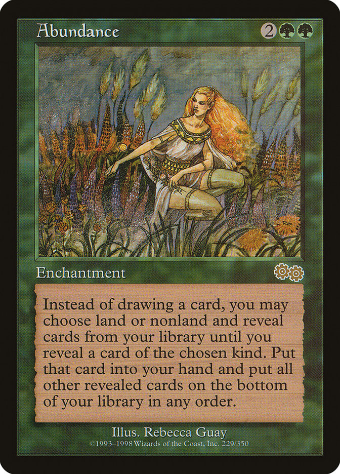 Abundance - [Retro Frame] Urza's Saga (USG)