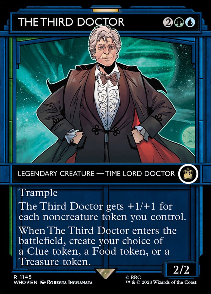 The Third Doctor - [Surge Foil, Showcase] Doctor Who (WHO)
