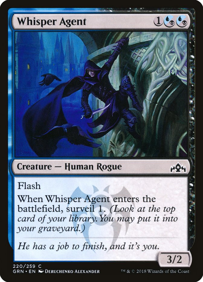 Whisper Agent - [Foil] Guilds of Ravnica (GRN)