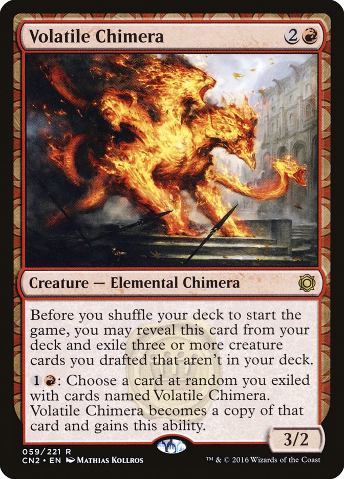 Volatile Chimera - [Foil] Conspiracy: Take the Crown (CN2)