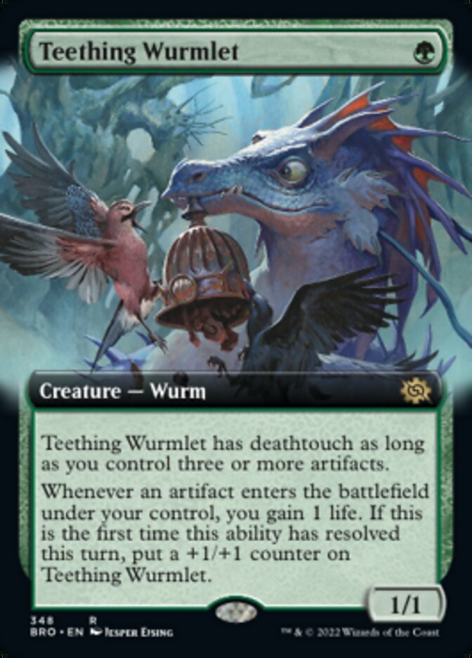 Teething Wurmlet - [Extended Art] The Brothers' War (BRO)