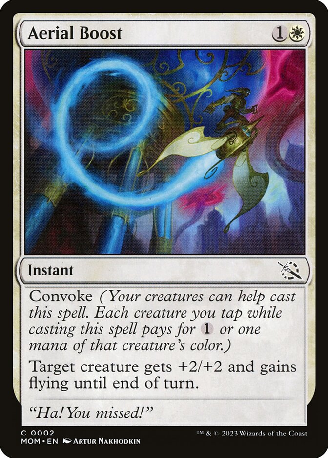 Aerial Boost - [Foil] March of the Machine (MOM)