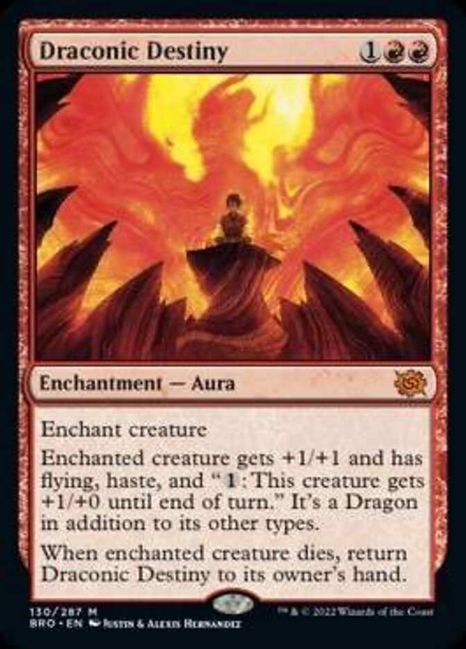 Draconic Destiny - [Foil] The Brothers' War (BRO)