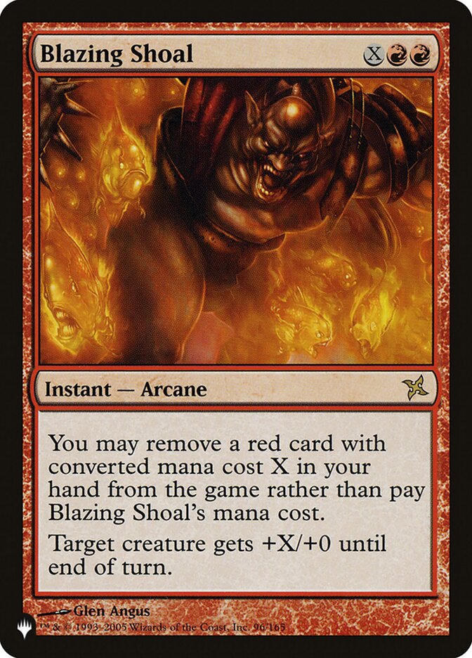 Blazing Shoal - [Foil] The List (PLIST)