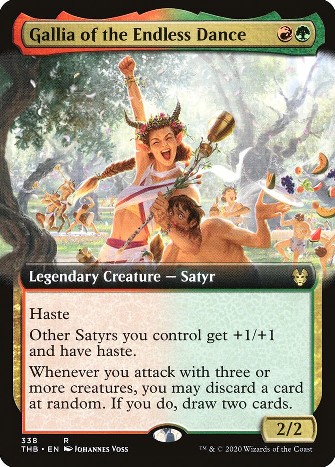 Gallia of the Endless Dance - [Extended Art] Theros Beyond Death (THB)