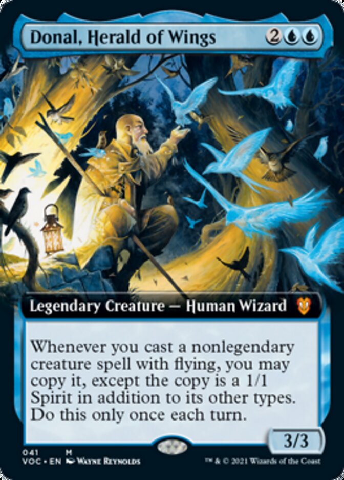 Donal, Herald of Wings - [Extended Art] Crimson Vow Commander (VOC)