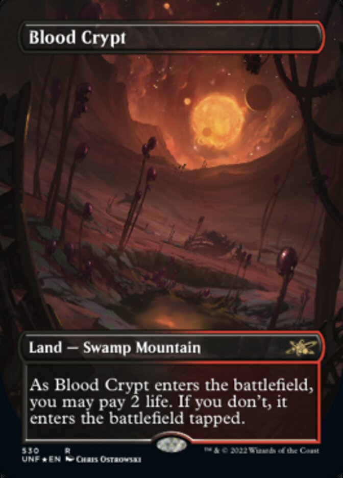 Blood Crypt - [Galaxy Foil, Borderless] Unfinity (UNF)