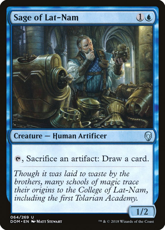 Sage of Lat-Nam - [Foil] Dominaria (DOM)