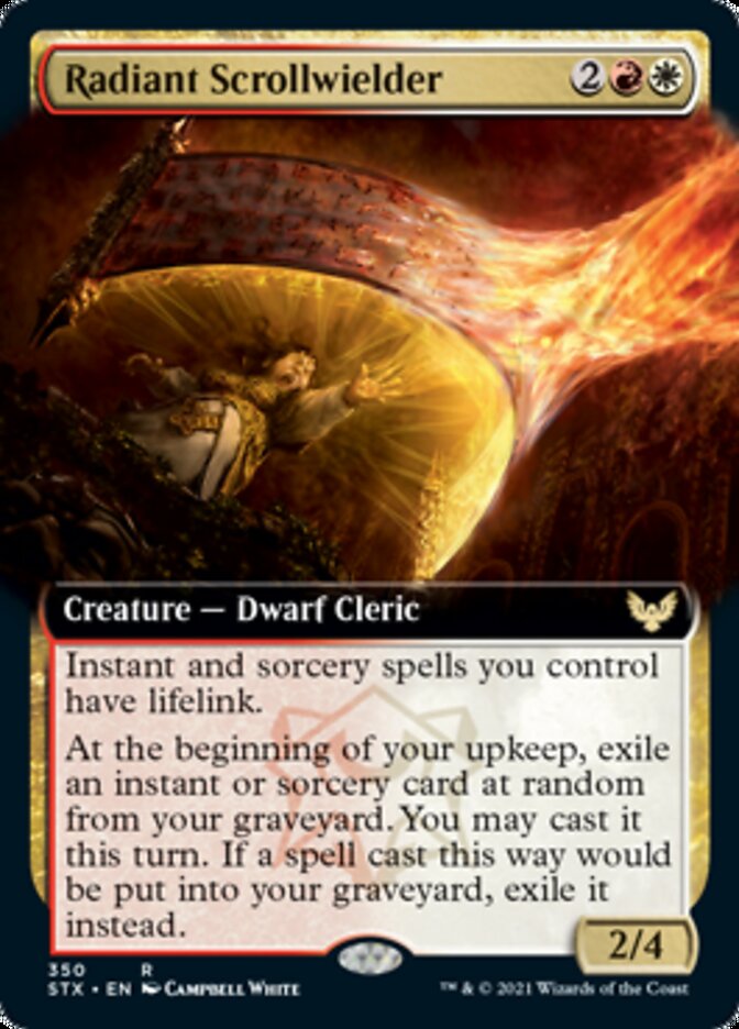 Radiant Scrollwielder - [Foil, Extended Art] Strixhaven: School of Mages (STX)