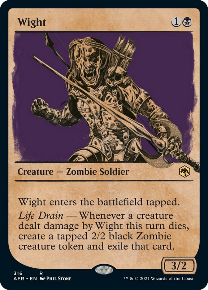 Wight - [Foil, Showcase] Adventures in the Forgotten Realms (AFR)