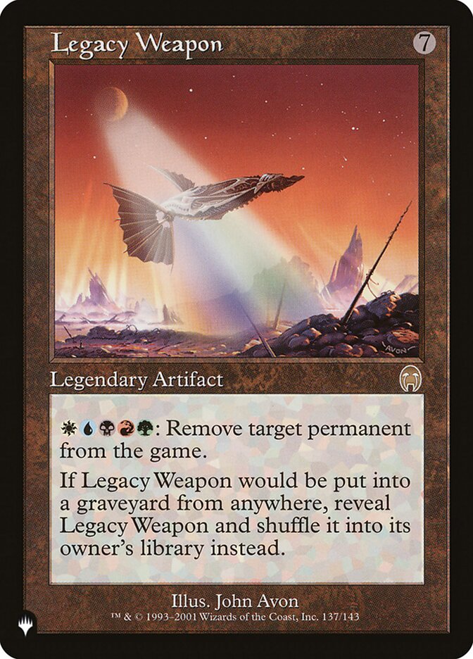 Legacy Weapon - The List (PLIST)