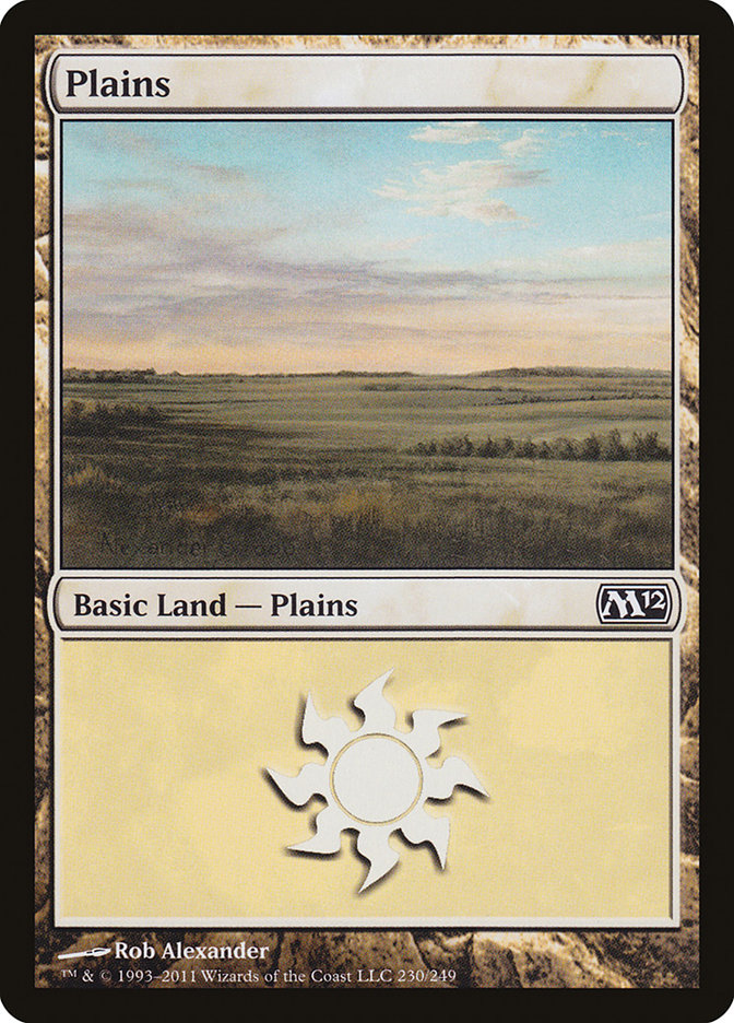 Plains (230) - [Foil] Magic 2012 (M12)