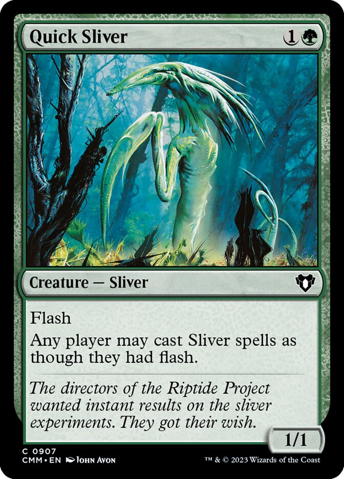 Quick Sliver - [Foil] Commander Masters (CMM)