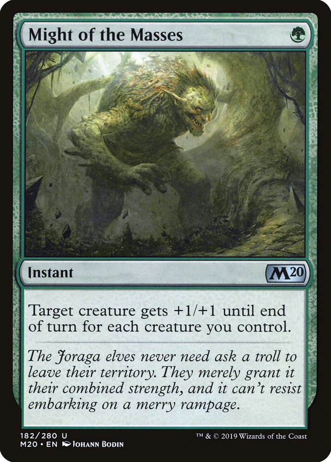 Might of the Masses - [Foil] Core Set 2020 (M20)