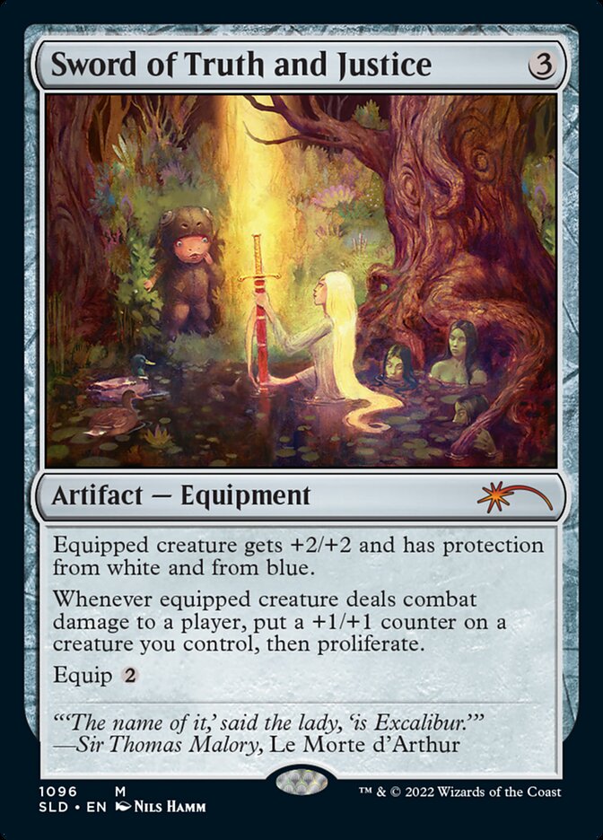 Sword of Truth and Justice (1096) - [Foil] Secret Lair Drop (SLD)