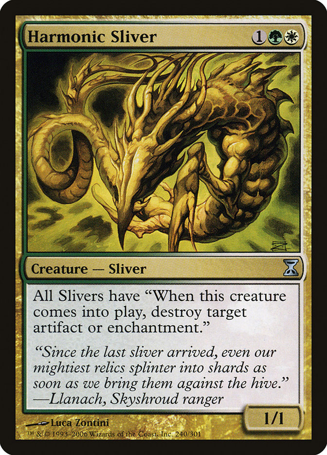 Harmonic Sliver - [Foil] Time Spiral (TSP)