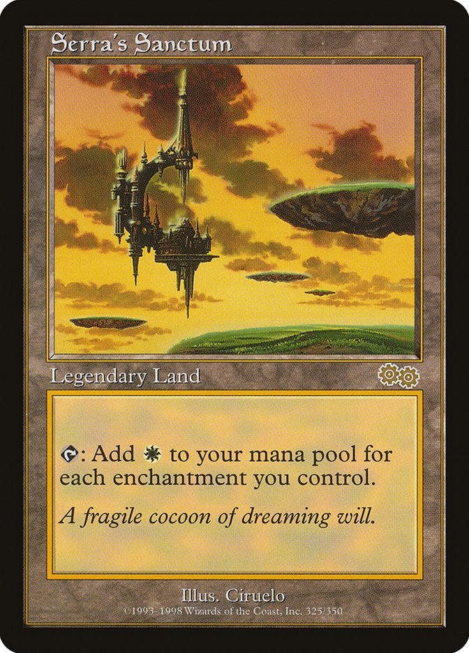 Serra's Sanctum - [Retro Frame] Urza's Saga (USG)