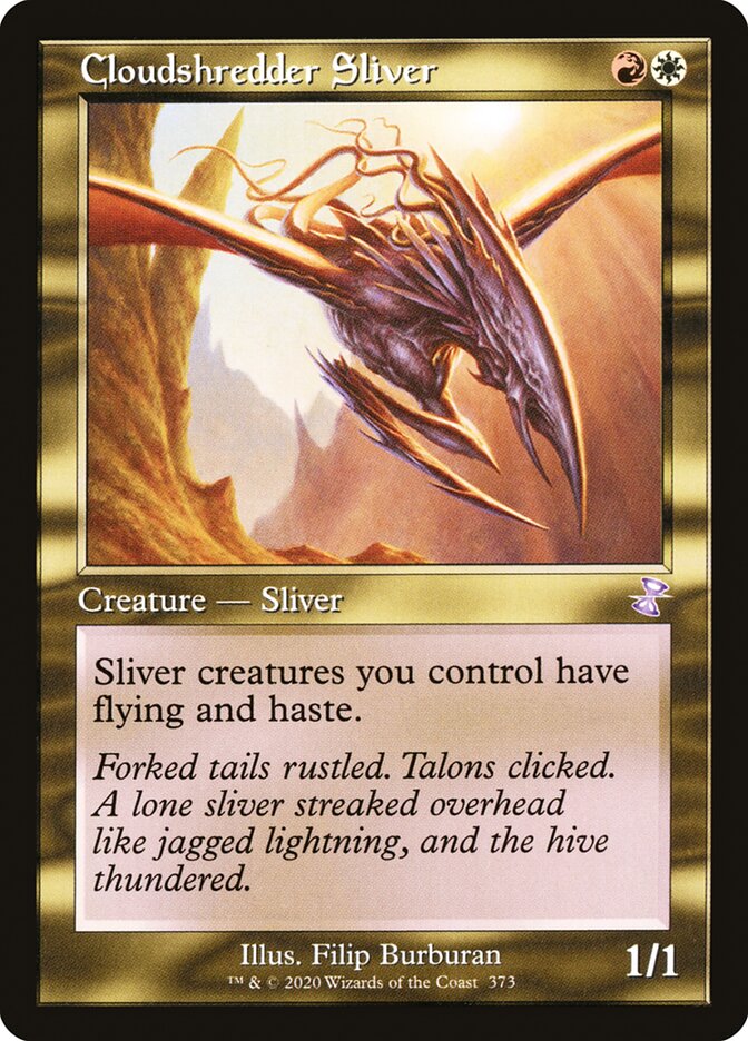 Cloudshredder Sliver - [Retro Frame] Time Spiral Remastered (TSR)