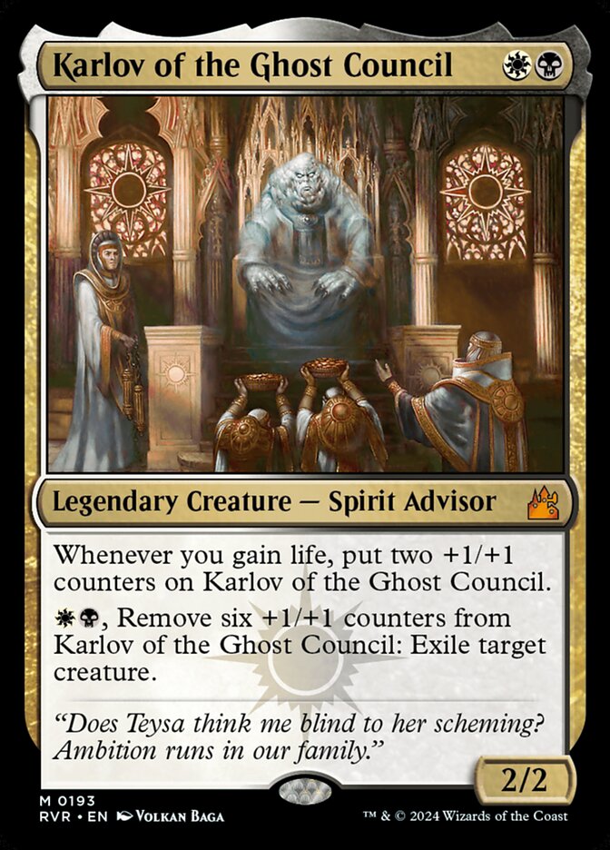 Karlov of the Ghost Council - [Foil] Ravnica Remastered (RVR)
