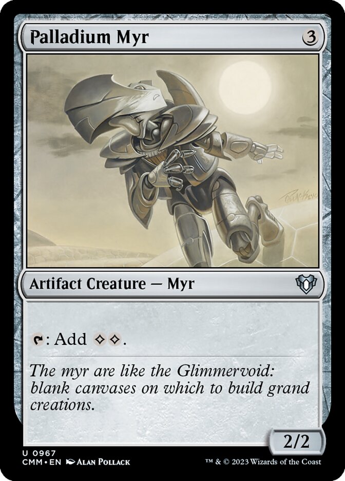 Palladium Myr - Commander Masters (CMM)