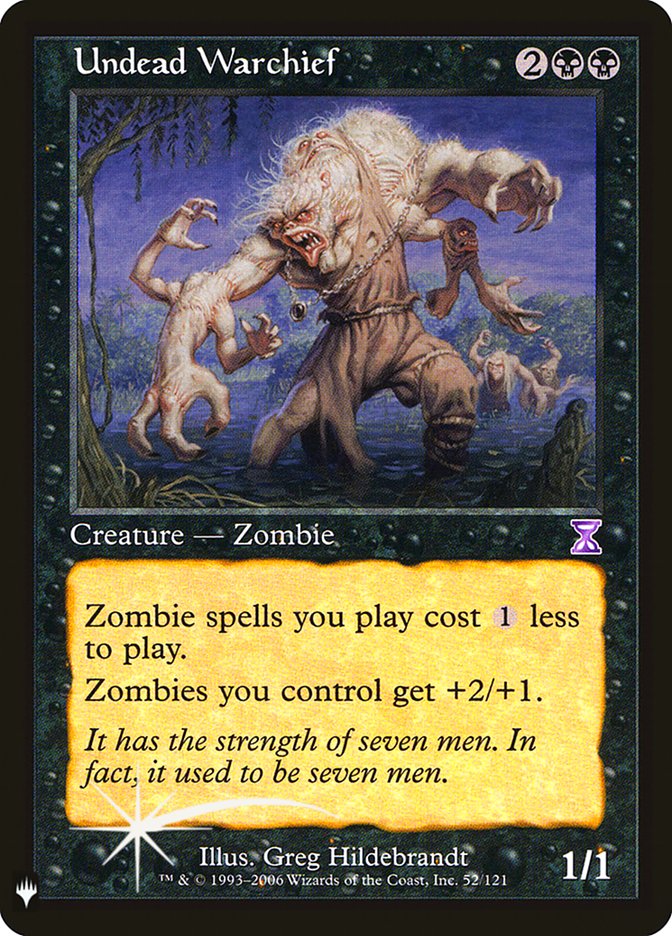 Undead Warchief - [Foil] Mystery Booster Retail Edition Foils (FMB1)