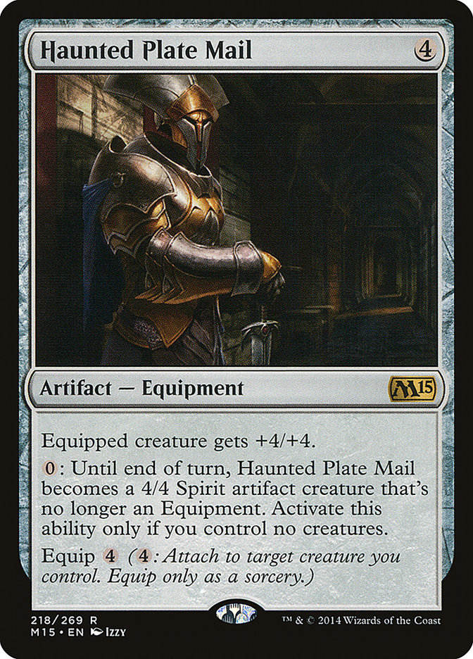 Haunted Plate Mail - [Foil] Magic 2015 (M15)
