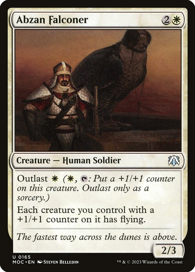Abzan Falconer - March of the Machine Commander (MOC)