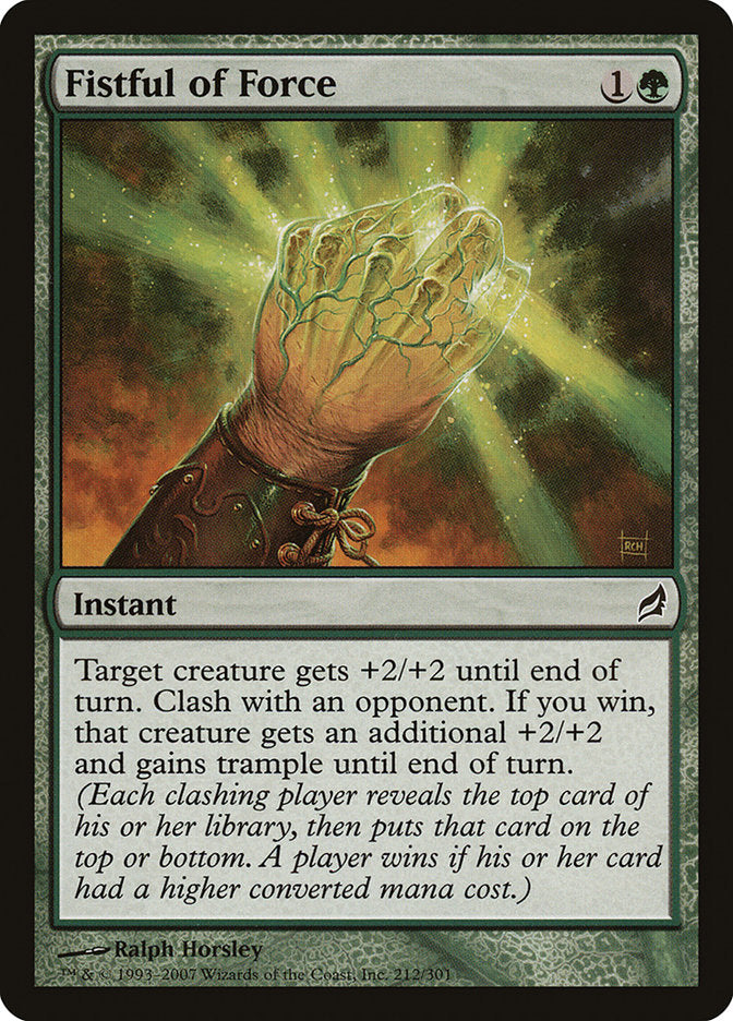 Fistful of Force - [Foil] Lorwyn (LRW)