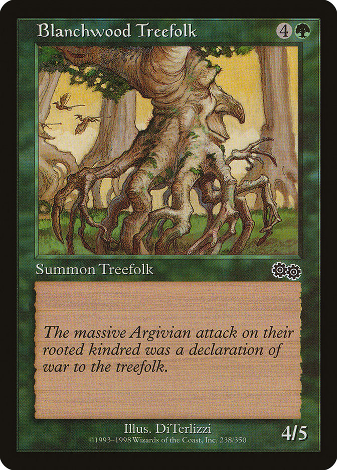 Blanchwood Treefolk - [Retro Frame] Urza's Saga (USG)