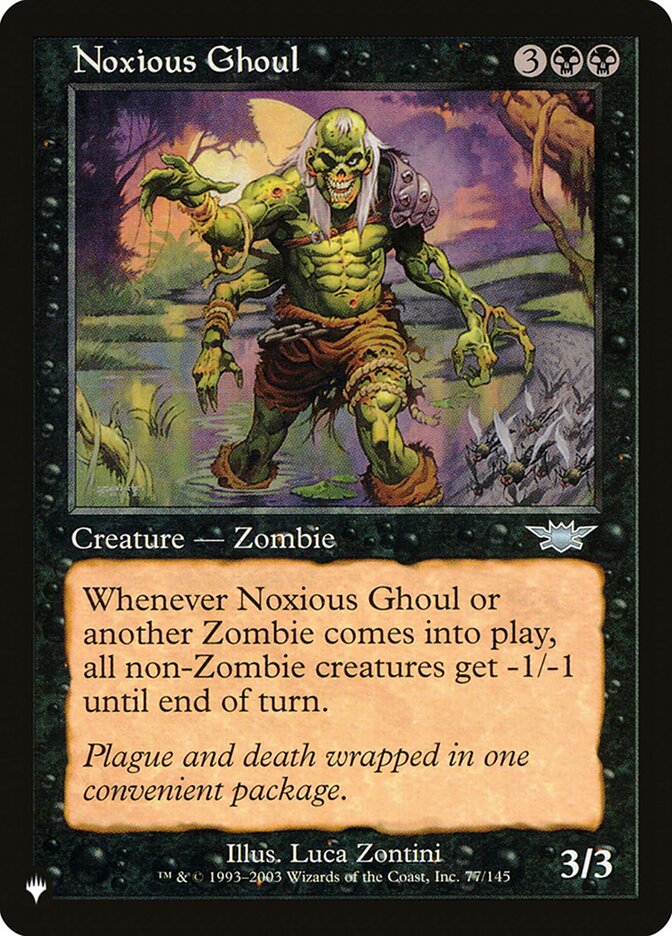 Noxious Ghoul - [Retro Frame] The List (PLIST)