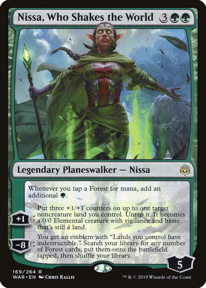 Nissa, Who Shakes the World - [Foil] War of the Spark (WAR)