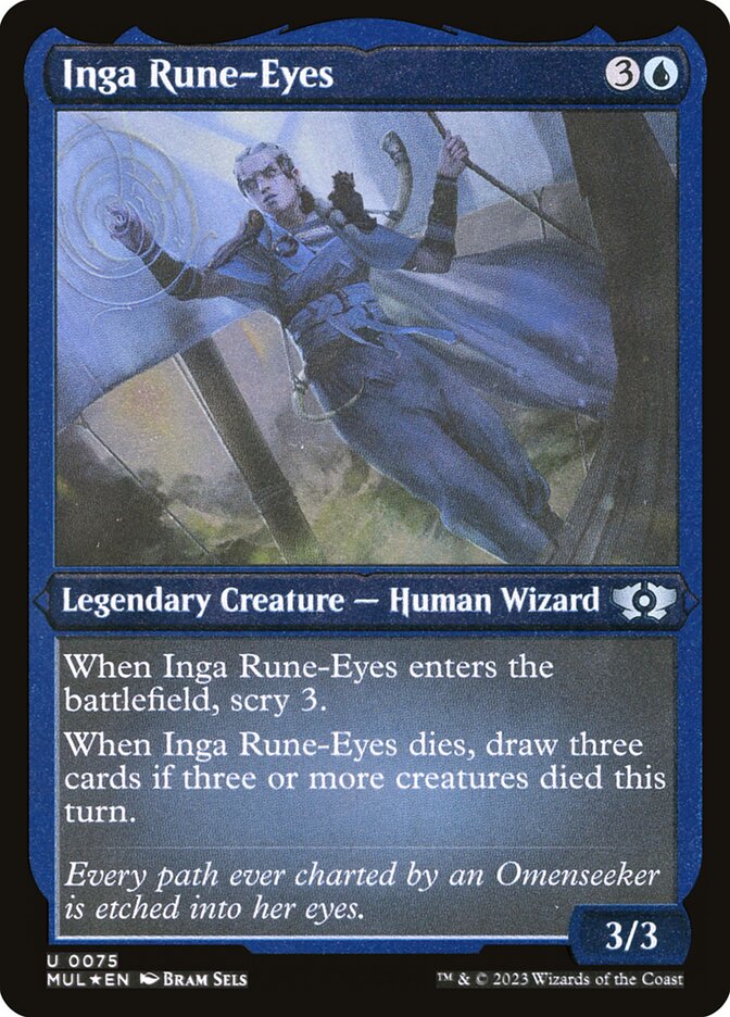 Inga Rune-Eyes - [Etched Foil] Multiverse Legends (MUL)